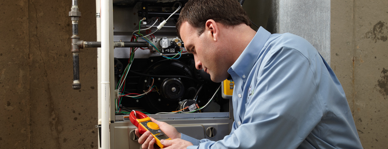 furnacemaintenance furnace being serviced