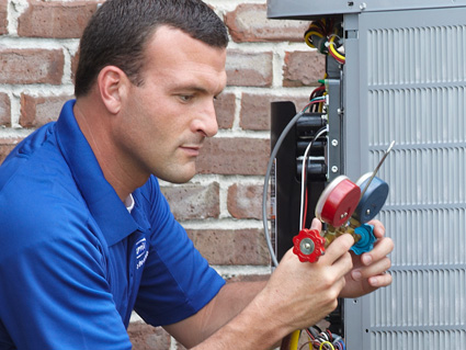 An air conditioner needs regular maintenance to keep it from breaking down