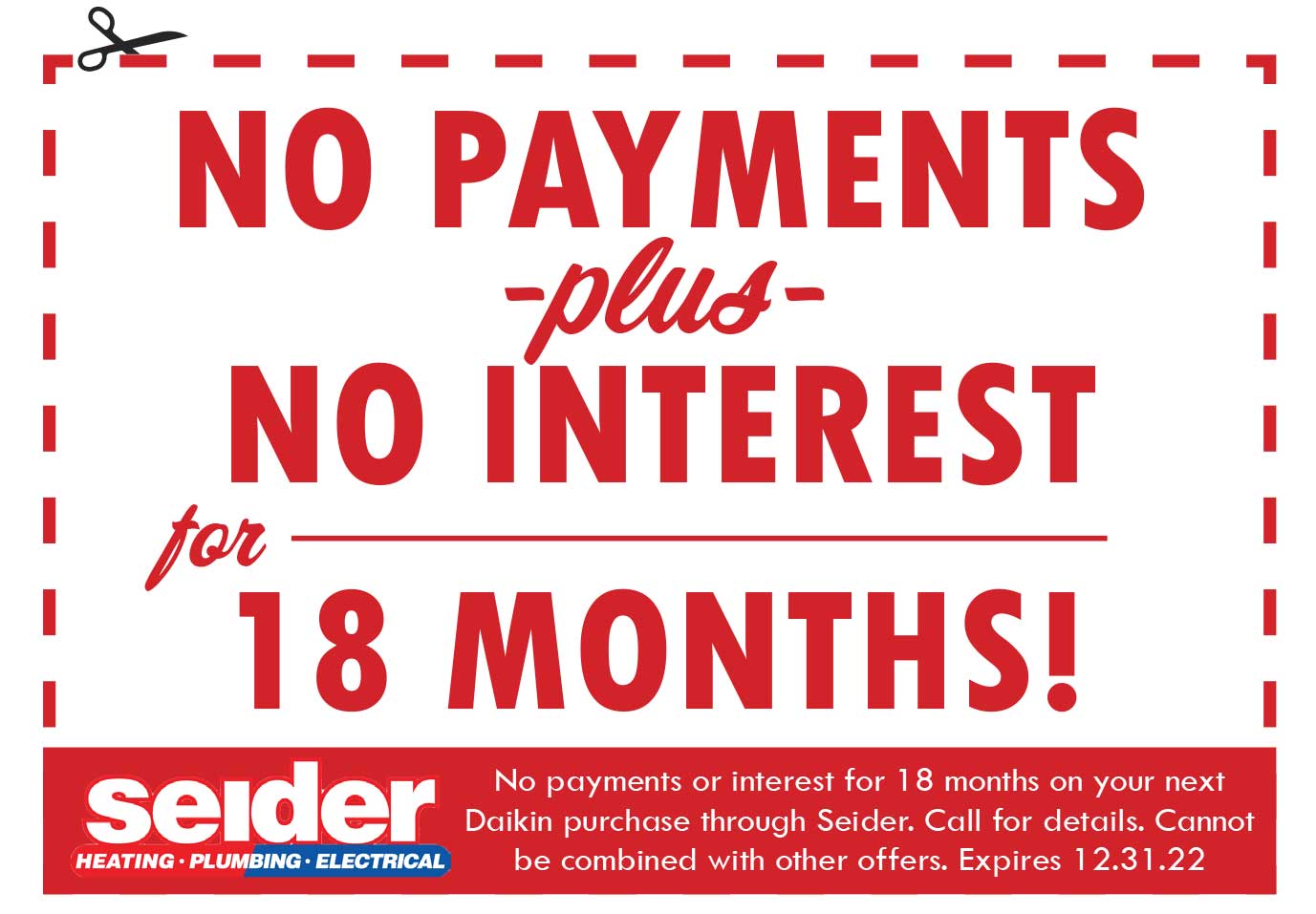 Coupons | Plumbing, HVAC Service | Milwaukee, Waukesha WI - Seider